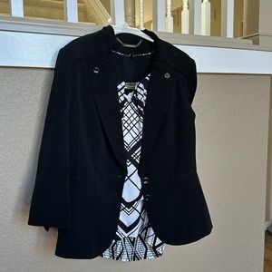 Women’s shirt. WHBM.  Great under a suit coat or for a night out.